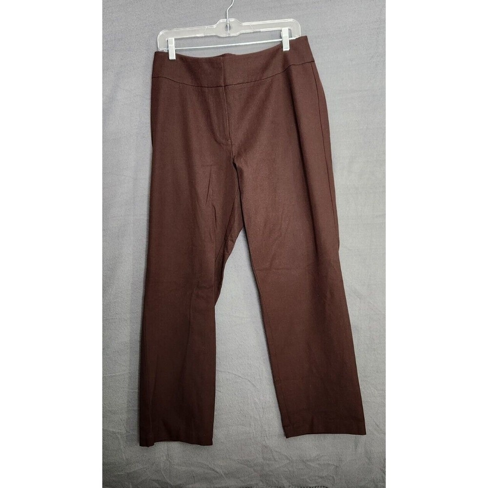NWT Chico's Getaway Westwood Pants Size 2 Short (12/L) Slimming Career‎ Brown